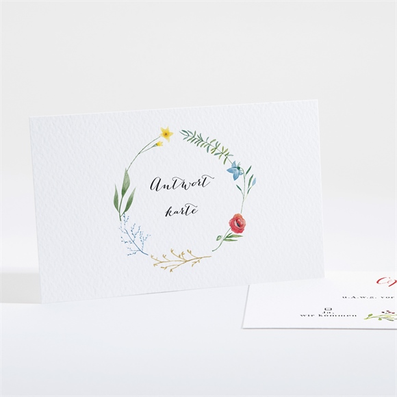 Antwortkarte Hochzeit Frühlingsgefühle ref.N161184