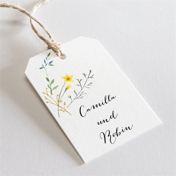 Geschenkanhänger Hochzeit frühlingsgefühle