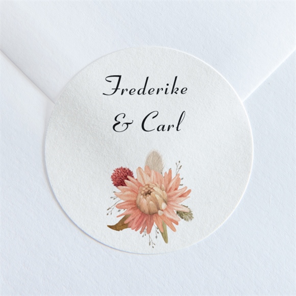 Aufkleber Hochzeit Behutsamkeit ref.N360178