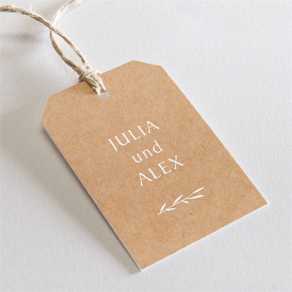 Geschenkanhänger Hochzeit Boheme schick ref.N291110