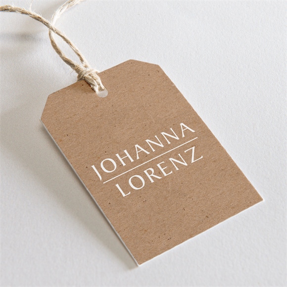 Geschenkanhänger Hochzeit Blätterschmuck ref.N29177