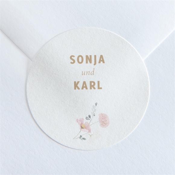 Aufkleber Hochzeit Land und Poesie ref.N360164