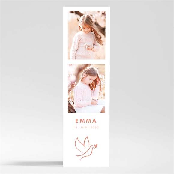 Dankeskarte Kommunion Taube - Magnet ref.N200371