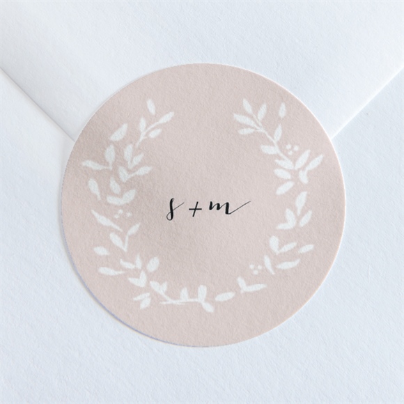 Aufkleber Hochzeit Reine Eleganz ref.N360121