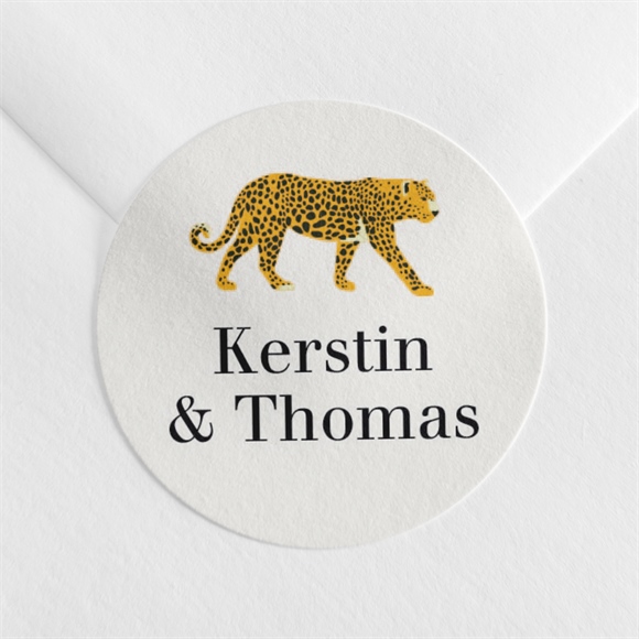 Aufkleber Hochzeit Wilde Natur ref.N360648