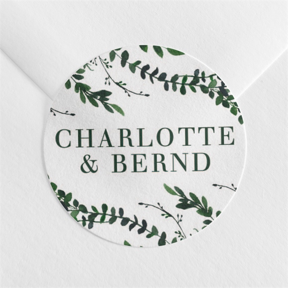 Aufkleber Hochzeit Unter der Weide ref.N360642