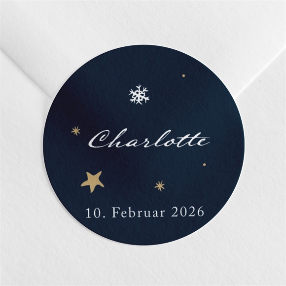 Sticker Geburt Unter den Sternen ref.N360848