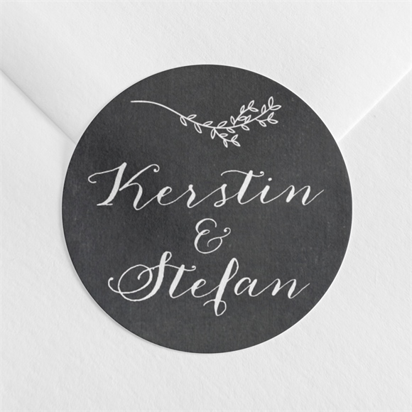 Aufkleber Hochzeit Retro ausgefallen ref.N360716