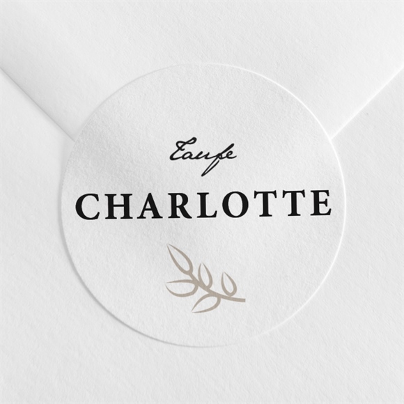 Aufkleber Taufe Miniatur Fotos ref.N360769