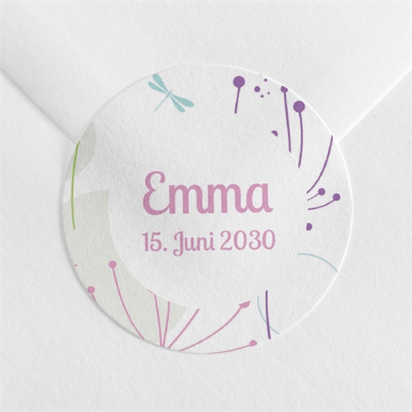 Aufkleber Kommunion Stimmung Mädchen ref.N360972