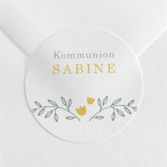 Aufkleber Kommunion Profil ref.N360107