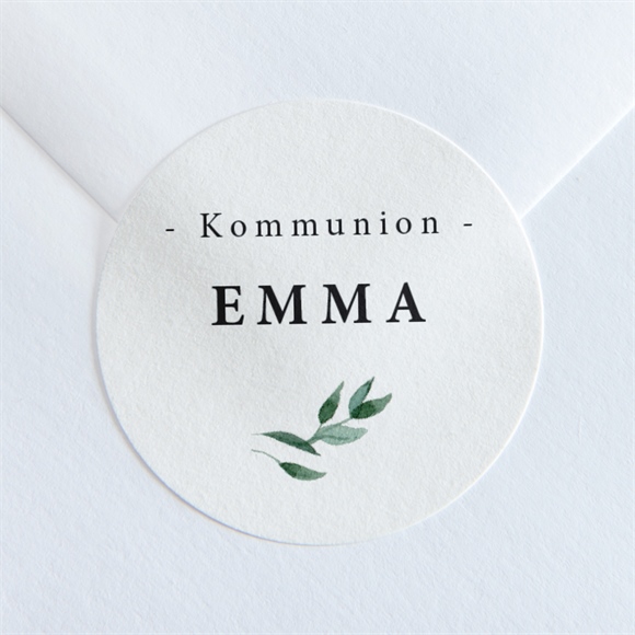 Aufkleber Kommunion Schöne Einfachheit ref.N36050