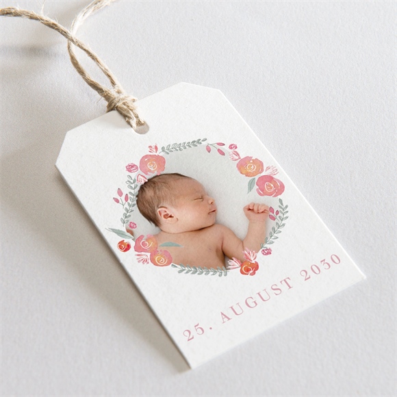 Geschenkanhänger Taufe Rosenkranz ref.N291202