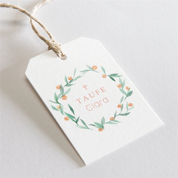 Geschenkanhänger Taufe Wildblumen ref.N291207