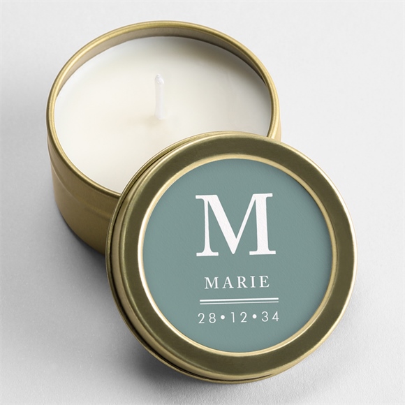 Kerze Taufe Initial ref.N360695