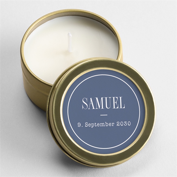 Kerze Geburt Der kleine Schatz ref.N360948