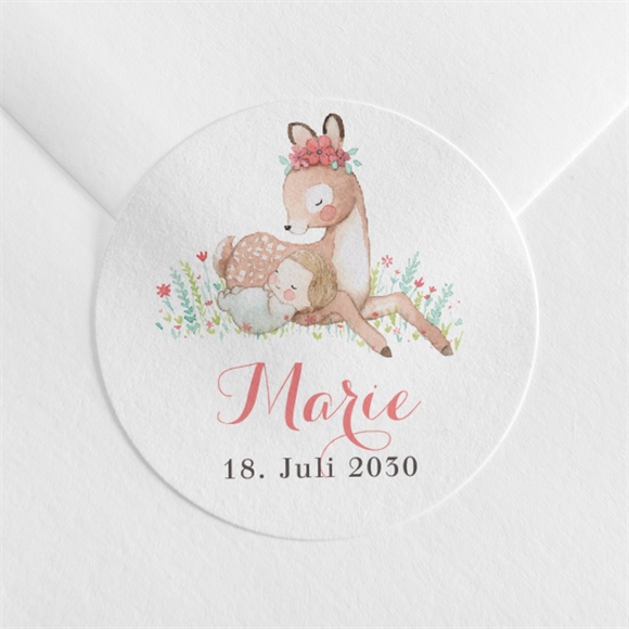 Sticker Geburt Rehkitz ref.N3601058