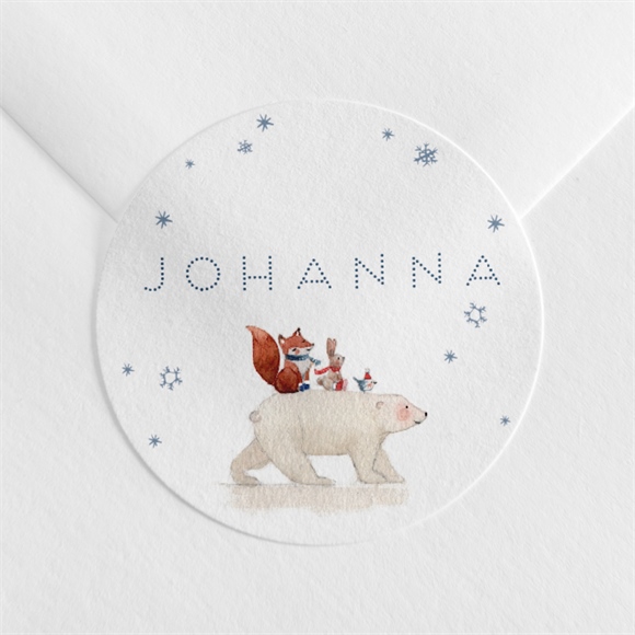 Sticker Geburt Eisbär ref.N3601025