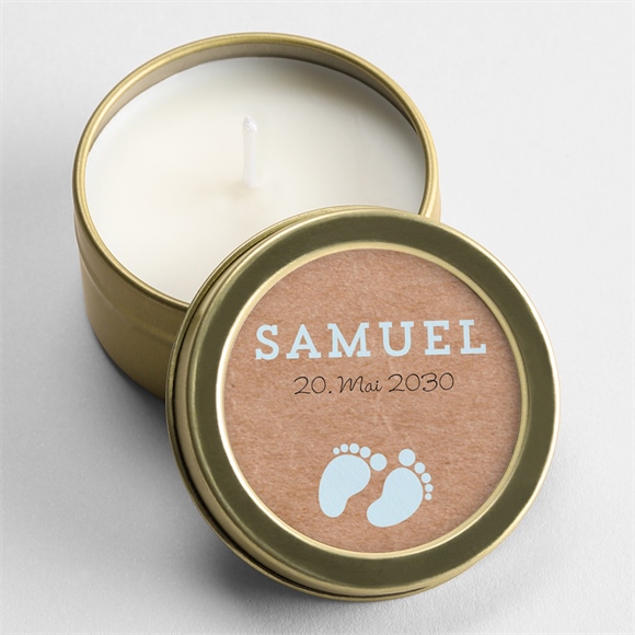 Kerze Geburt Origami Freude ref.N360861