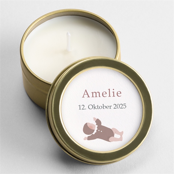 Kerze Geburt Große Schwester ref.N360902