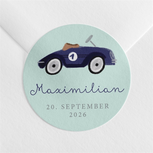 Sticker Geburt Mein Auto ref.N3601036