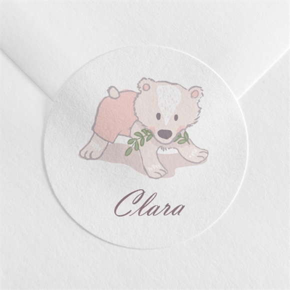 Sticker Geburt Bärchen ref.N3601000