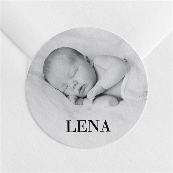 Sticker Geburt Granatapfelrot ref.N3601021