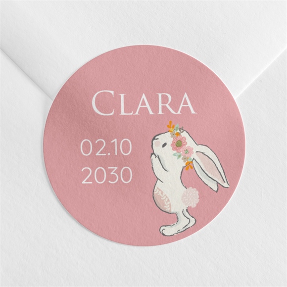 Sticker Geburt Magnetkarte Poesie ref.N3601015