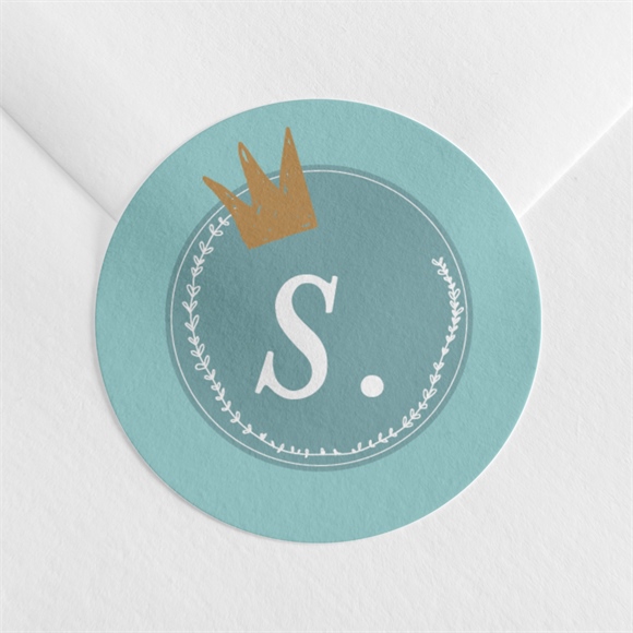 Sticker Geburt Der kleine Prinz ref.N3601046