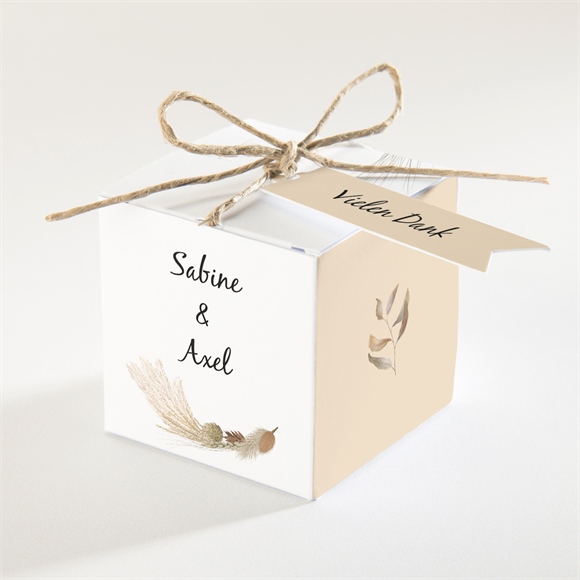 Geschenkbox Hochzeit herbstkranz