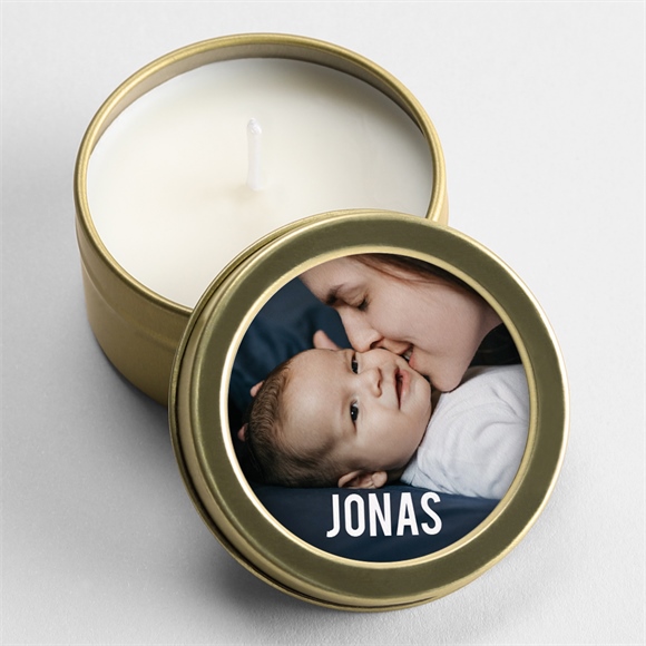 Kerze Geburt Happiness ref.N3601023