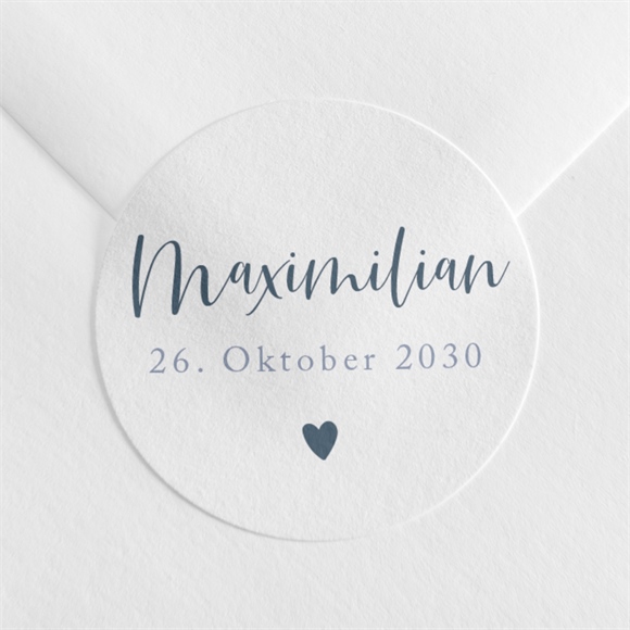 Sticker Geburt Magnetkarte Kleines Herz ref.N3601109