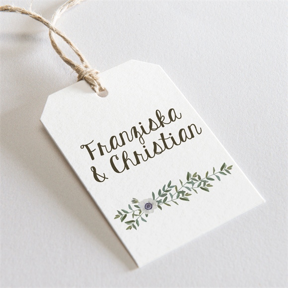 Geschenkanhänger Hochzeit Zarte Blüte ref.N291299