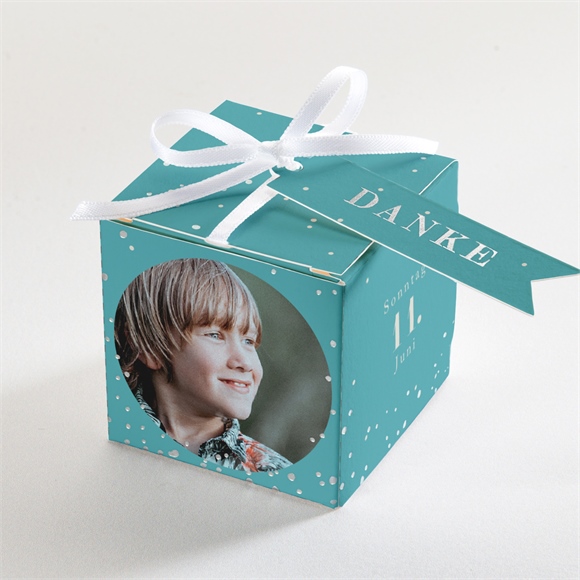 Geschenkbox Kommunion Silberner Stern - Silber ref.N340259