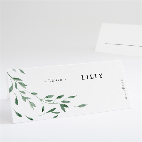 Tischkarte Taufe Naturbezogen ref.N440735
