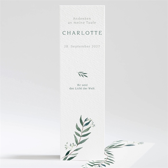 Andenken Taufe Pflanzenschmuck ref.N20179