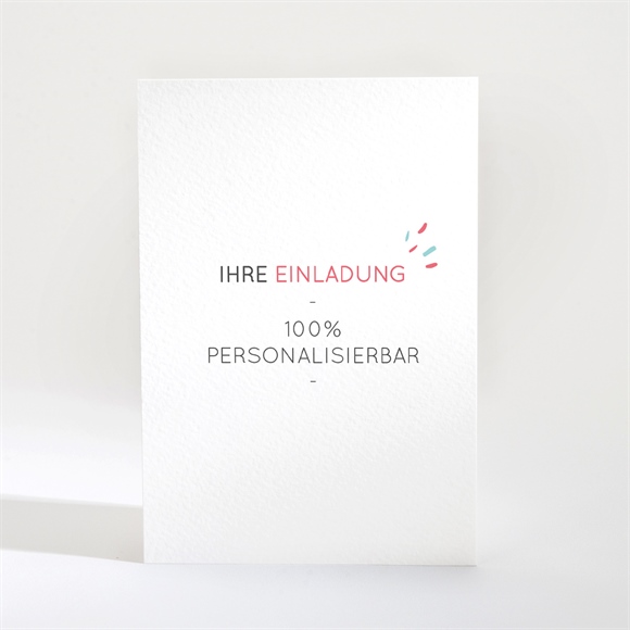 Hochzeitseinladung blanco - 9,5x9,5cm (n210112)