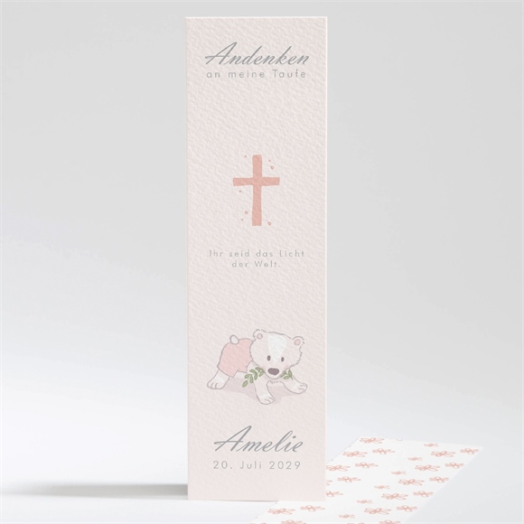Andenken Taufe Mein kleines Lesezeichen ref.N201230