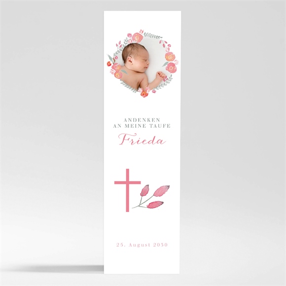 Andenken Taufe Rosenkranz - Magnet ref.N200420