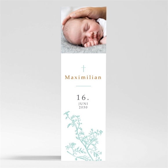 Andenken Taufe Vintage Vogel - Magnet ref.N200416