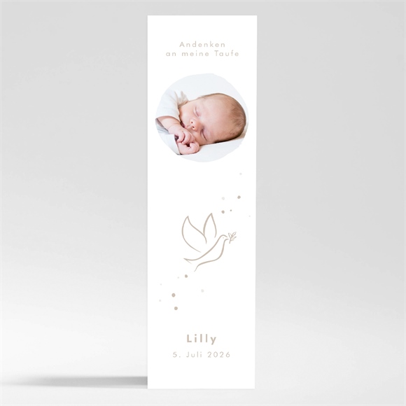 Andenken Taufe Taube flieg - Magnet ref.N200423