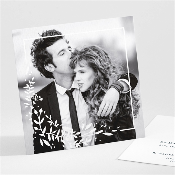 Save the Date Karte Schlicht & Elegant ref.N301238