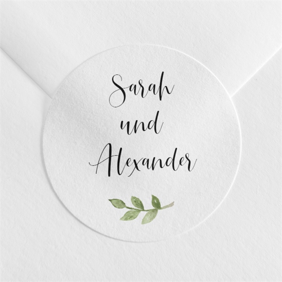 Aufkleber Hochzeit Blättertanz ref.N3601160