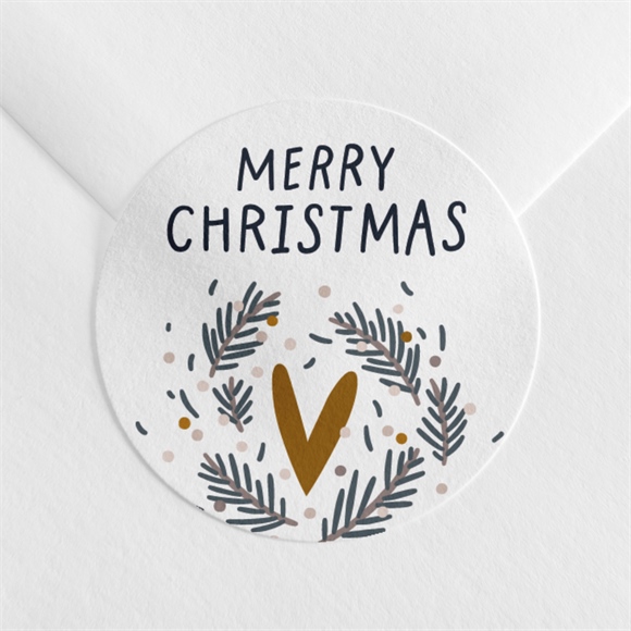 Sticker Weihnachten Merry Christmas ref.N360393