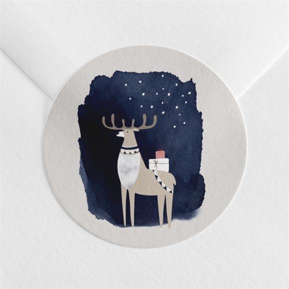 Sticker Weihnachten Rentier ref.N360403