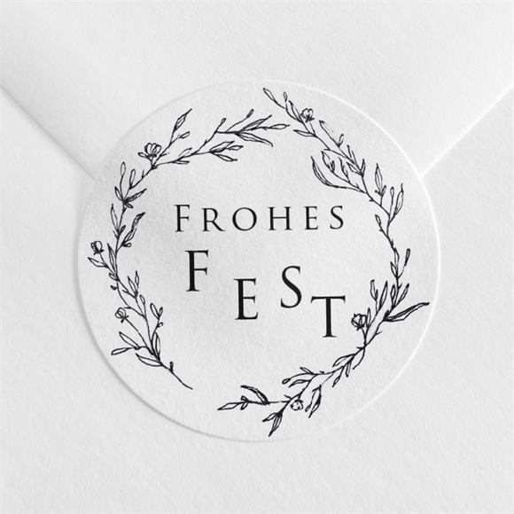 Sticker Weihnachten Frohes Fest ref.N360439