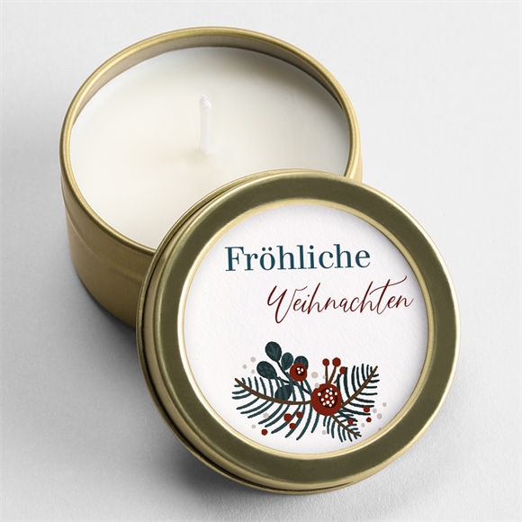 Kerzen Weihnachten Hagebutte ref.N360392