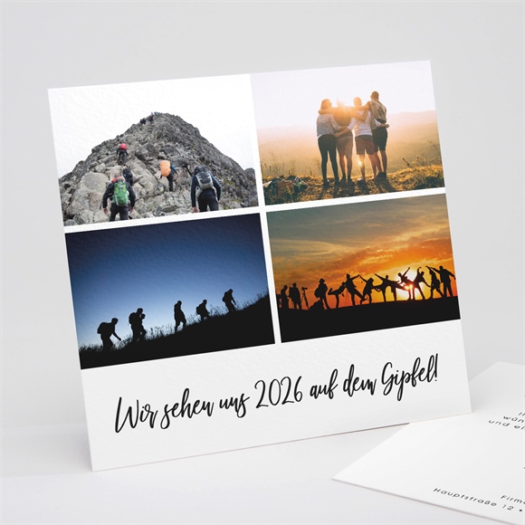 Weihnachtskarte Gipfelerklimmung ref.N311274