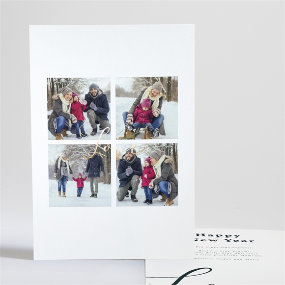 Weihnachtskarte Elegante Fotos ref.N241210