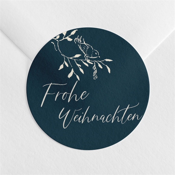 Sticker Weihnachten Nachtigall ref.N360425